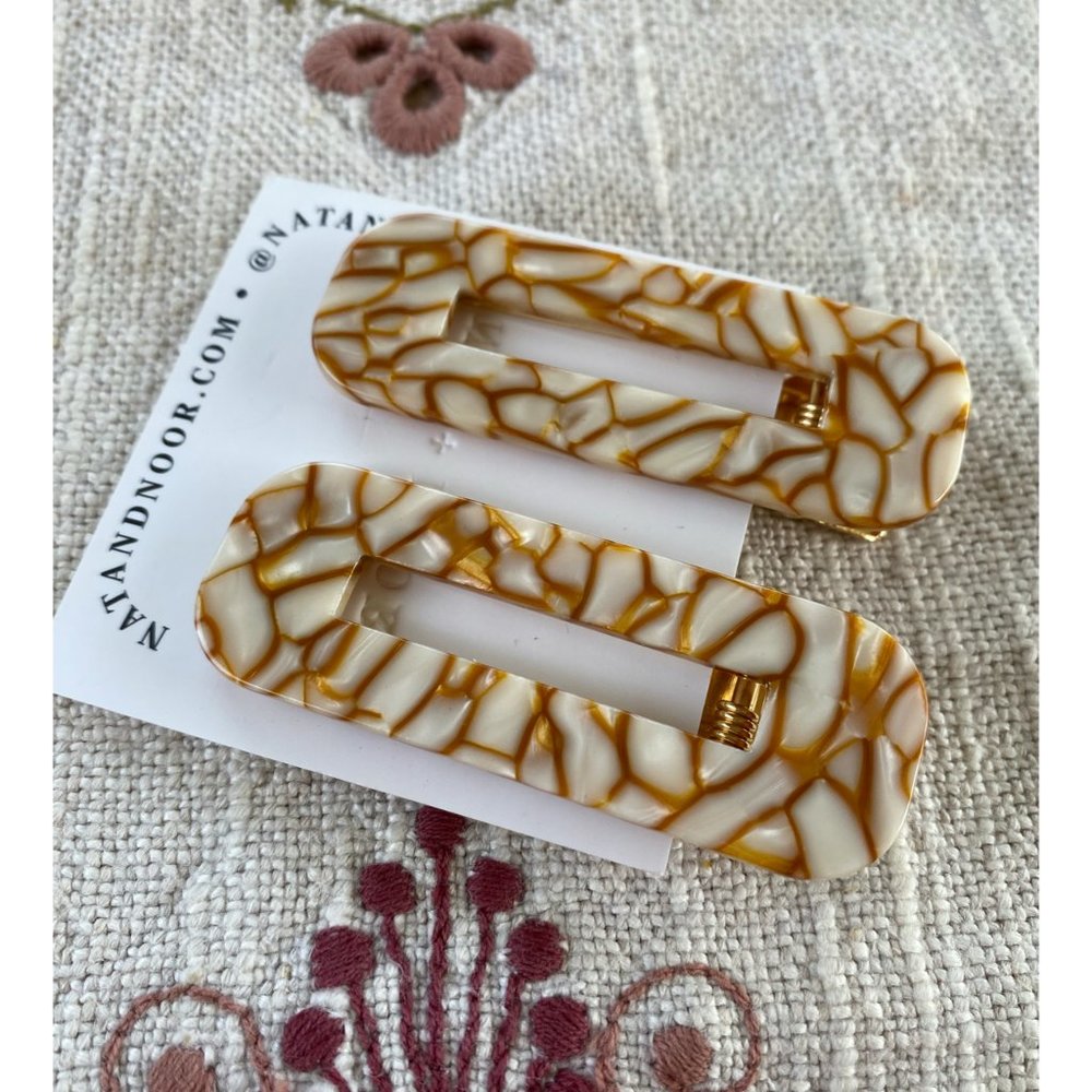 Hair clips Dandelion